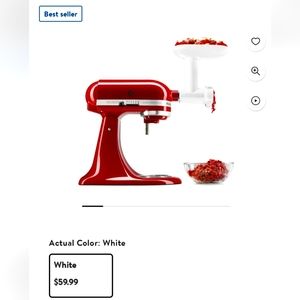 NIB KitchenAid Food grinder attachment